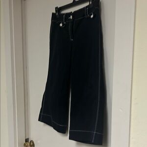 White House Black Market Black Wide-Leg Pants